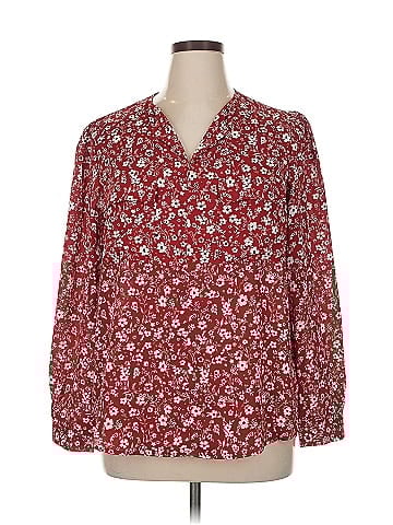 Jones New York Signature Long Sleeve Blouse (view 1)