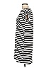 White Birch Stripes Black Casual Dress Size L - photo 4