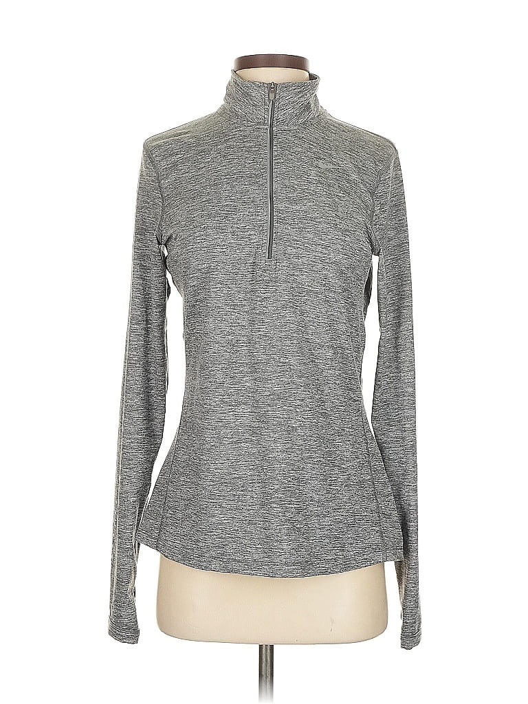 Pre-owned Nike Turtleneck Sweater In Gray