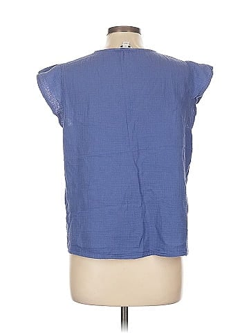 Three Dots Short Sleeve Top (view 2)