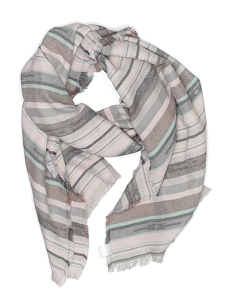 Pre-owned Assorted Brands Scarf In Gray