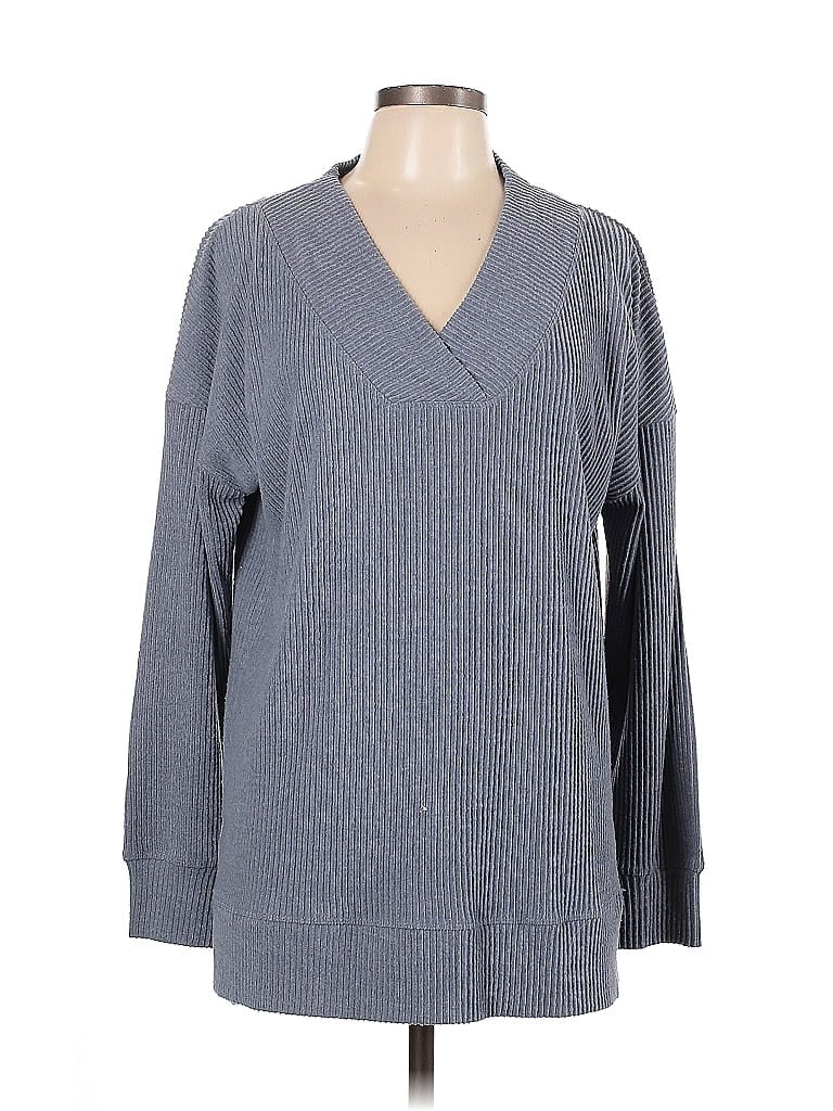 Click to view more detailed imagery on our partner's website Pre-owned Freely Pullover Sweater In Gray