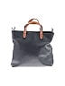 Madewell 100% Leather Gray Black Leather Satchel One size - photo 1