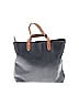 Madewell 100% Leather Gray Black Leather Satchel One size - photo 2