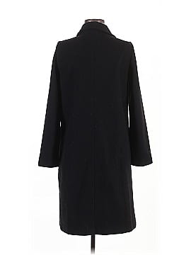 Zara 100% Polyester Black Coat Size L