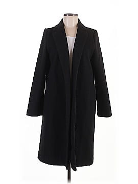 Zara 100% Polyester Black Coat Size L