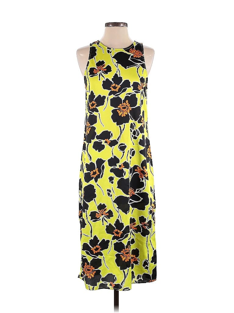 Pre-owned Wayf Casual Dress In Yellow