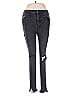 Wild Fable Hearts Gray Jeans Size 4 - photo 1