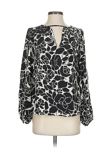 Alice & Trixie Long Sleeve Silk Top (view 1)