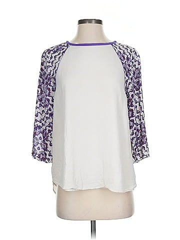 Rebecca Minkoff 3/4 Sleeve Silk Top (view 1)