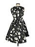 FRAY I.D Floral Black Cocktail Dress Size 0 - photo 2