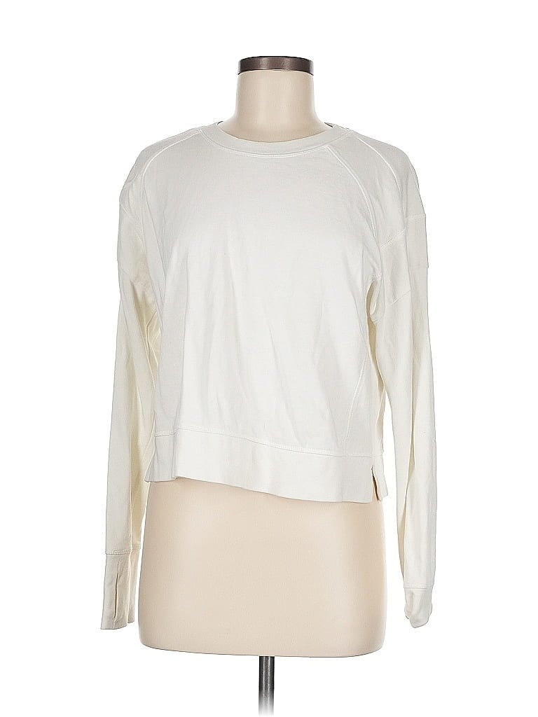Pre-owned Sweaty Betty Sweatshirt In White