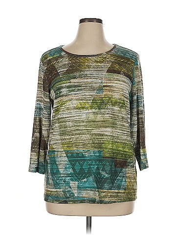 Christopher & Banks 3/4 Sleeve Top (view 1)