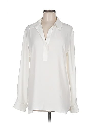 R | Label Long Sleeve Blouse (view 1)