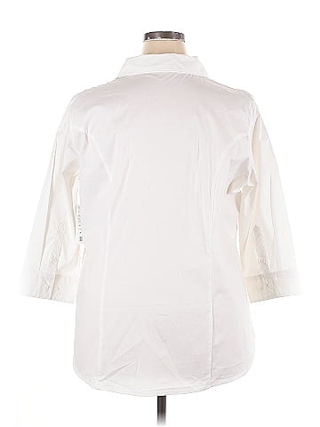 Riders by Lee 3/4 Sleeve Button-Down Shirt (view 2)