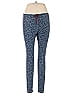 The Upside Animal Print Blue Active Pants Size 12 - photo 1