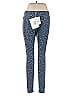 The Upside Animal Print Blue Active Pants Size 12 - photo 2