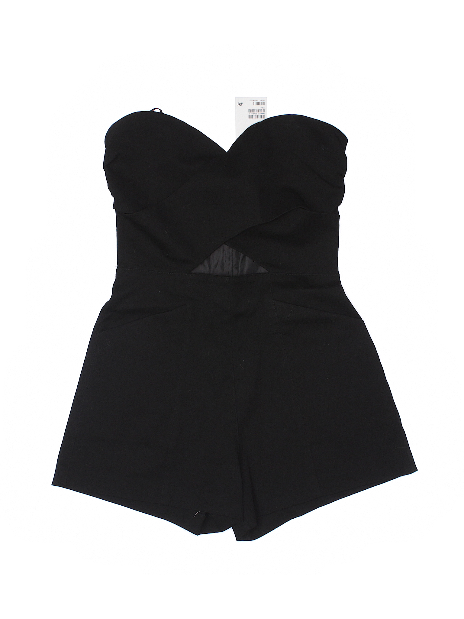 H&M Solid Black Romper Size 4 - 47% off | thredUP