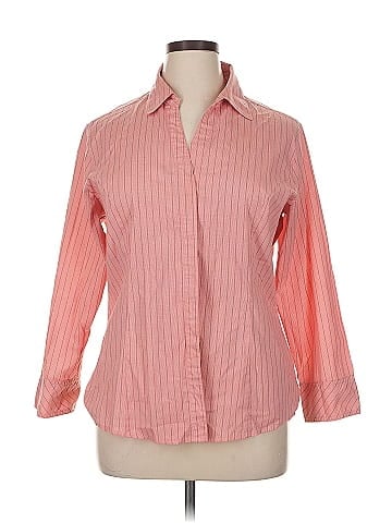 Riders by Lee 3/4 Sleeve Button-Down Shirt (view 1)