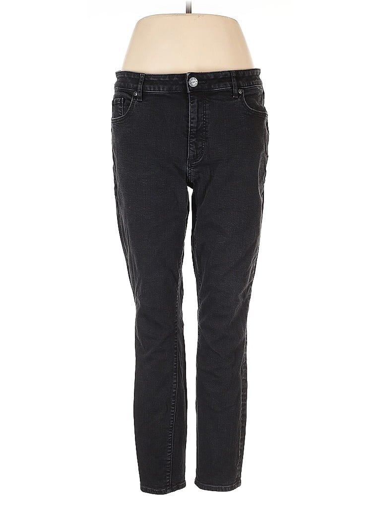 Pre-owned Ann Taylor Loft Jeans In Black