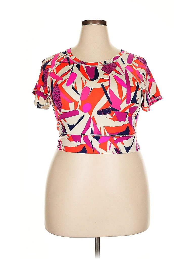 Pre-owned Assorted Brands Short Sleeve T-shirt In Pink