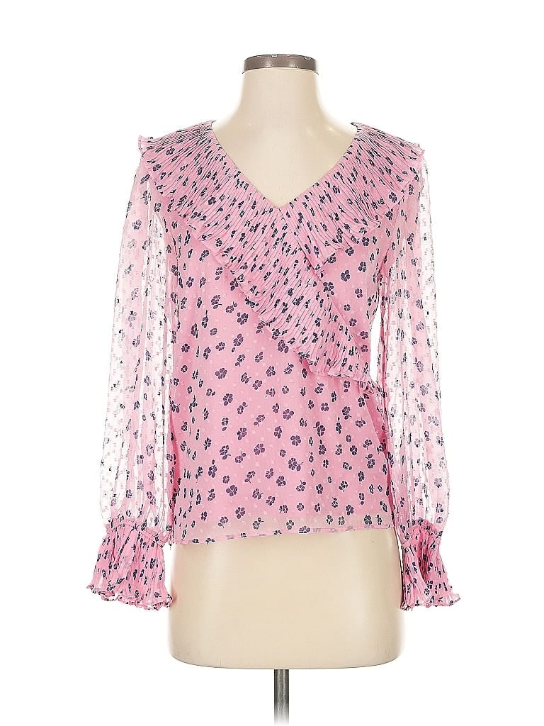 Pre-owned Paris Atelier & Other Stories Long Sleeve Blouse In Pink