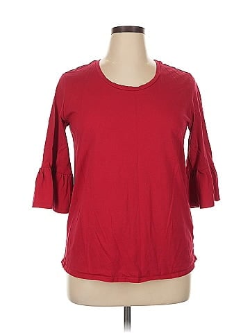 Roaman's 3/4 Sleeve Top (view 1)