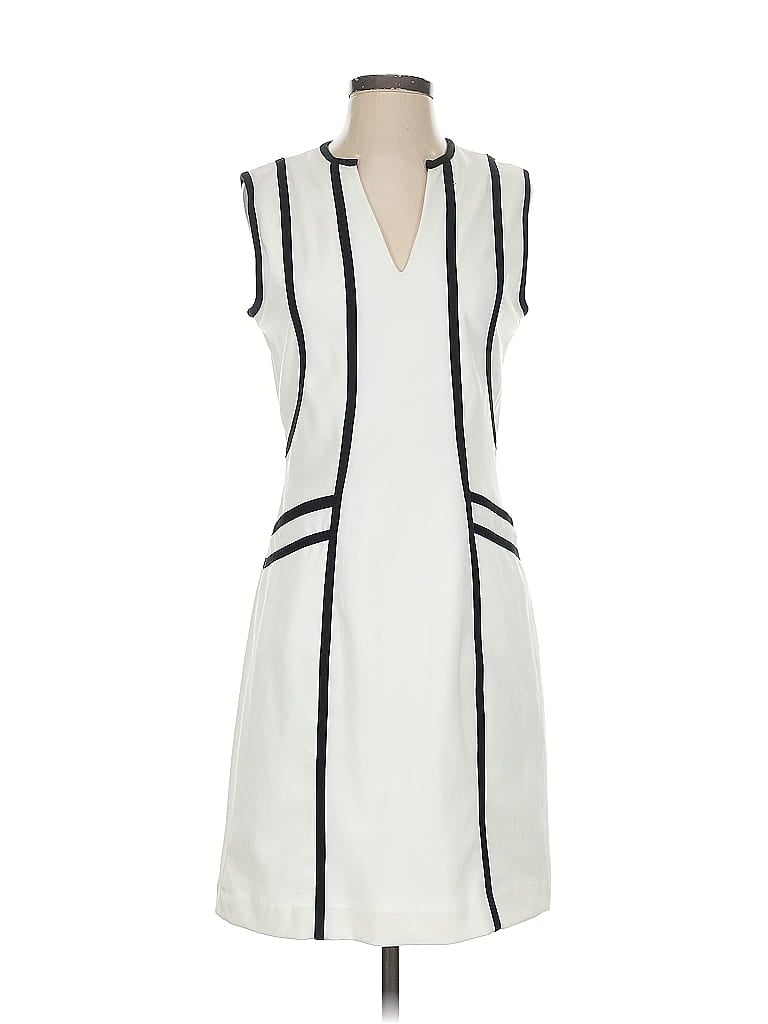 Click to view more detailed imagery on our partner's website Pre-owned Sharagano Casual Dress In White