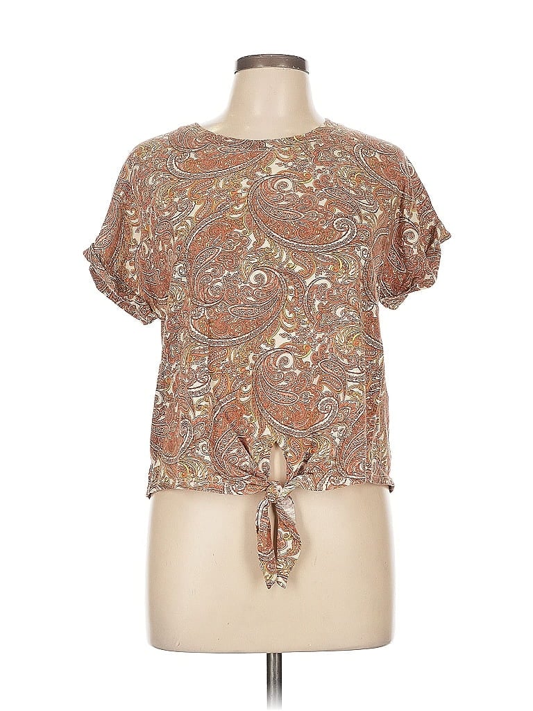 Pre-owned Skye's The Limit Short Sleeve T-shirt In Brown