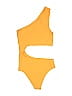 Edikted Yellow Bodysuit Size XS - photo 2