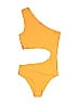 Edikted Yellow Bodysuit Size XS - photo 1