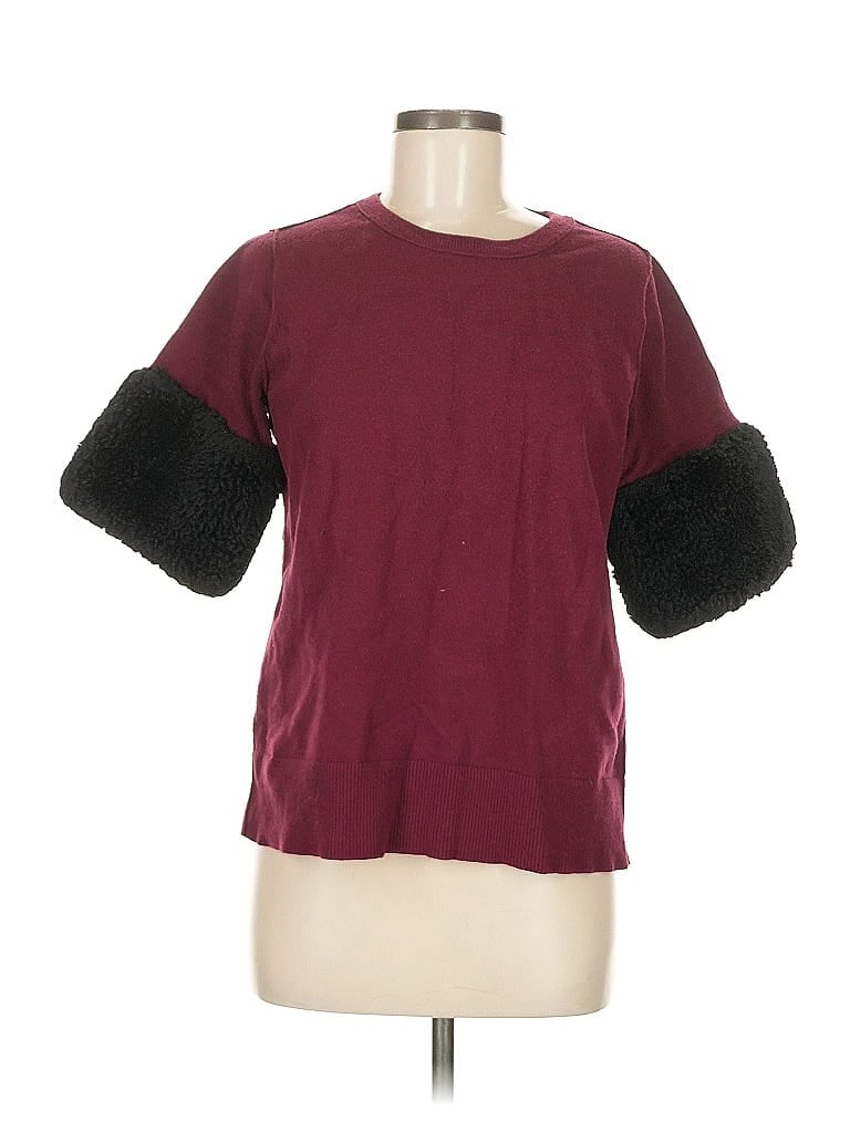 Pre-owned Michael Michael Kors Pullover Sweater In Burgundy