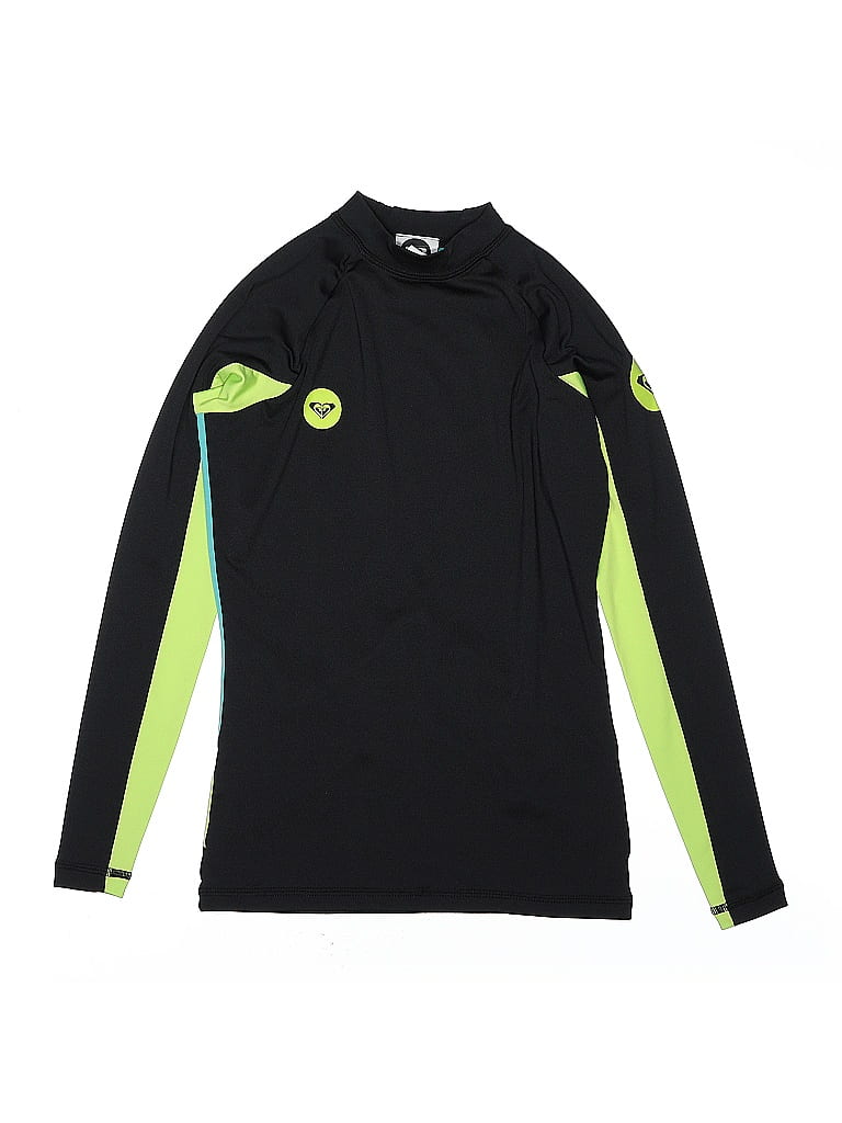 Pre-owned Roxy Rash Guard In Black