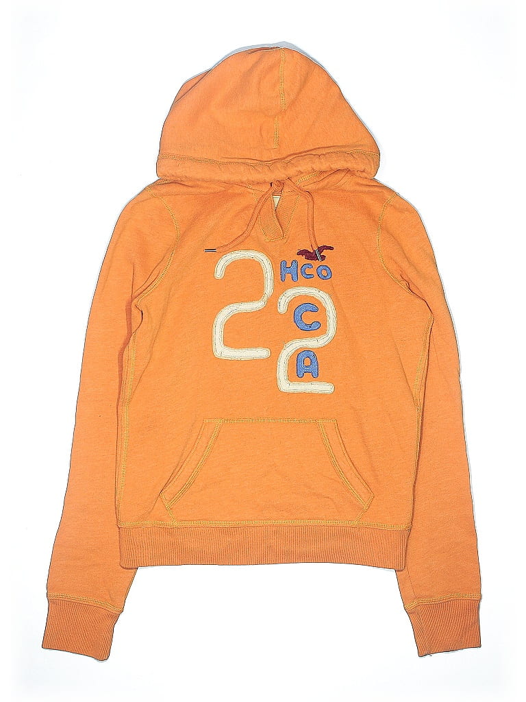 Hollister Orange Pullover Hoodie Size M (big kids) - photo 1