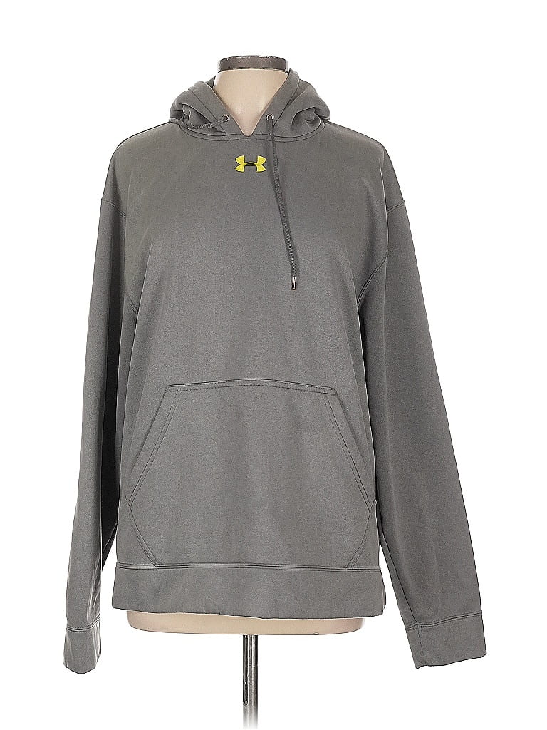 Click to view more detailed imagery on our partner's website Pre-owned Under Armour Pullover Hoodie In Gray