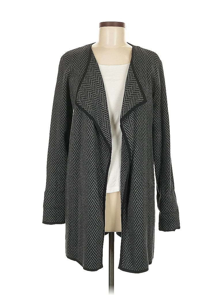 Pre-owned Vince Camuto Cardigan Sweater In Gray