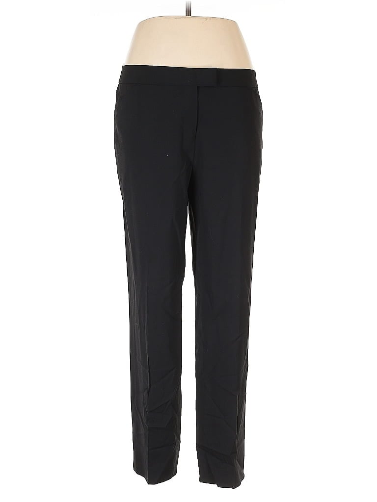 Pre-owned Lafayette 148 Wool Pants In Black