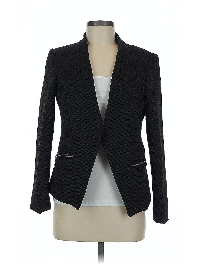Pre-owned T Tahari Blazer Jacket In Black