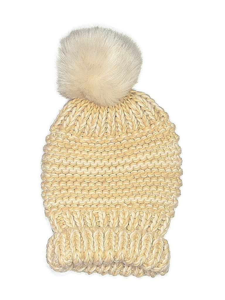 Free People 100% Acrylic Ivory Tan Beanie One size - photo 1