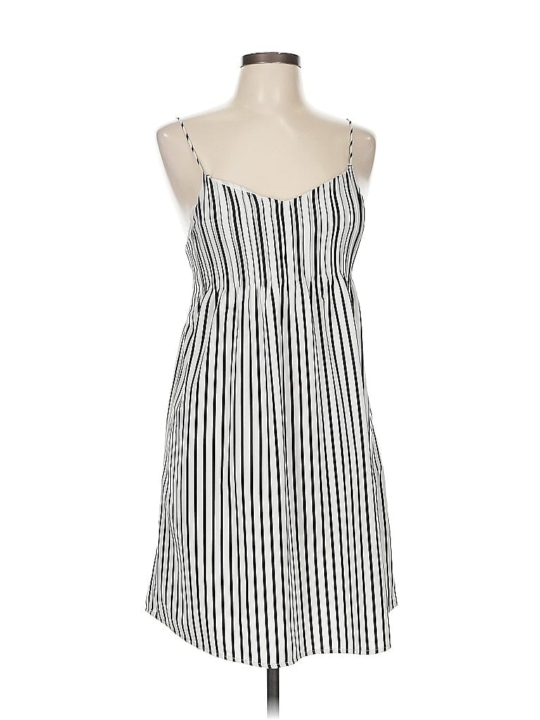 Pre-owned Sugar Lips Casual Dress In White