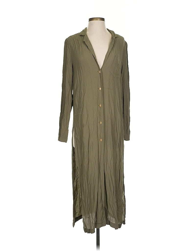 Pre-owned The Odells Casual Dress In Green