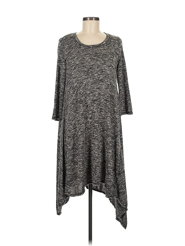 Pre-owned Max Studio Casual Dress In Gray