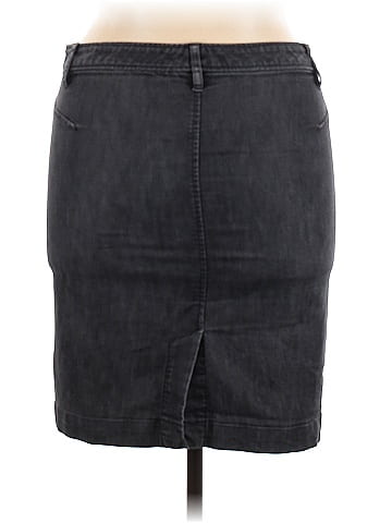 Kenneth Cole REACTION Denim Skirt (view 2)