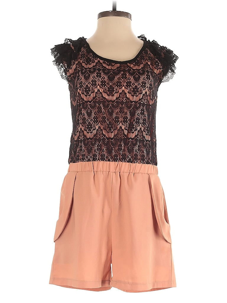 Pre-owned Assorted Brands Romper In Brown