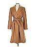 Sofia Cashmere Tan Wool Coat Size 10 - photo 1