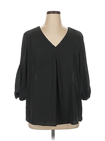 Soho JEANS NEW YORK & COMPANY 3/4 Sleeve Blouse (view 1)