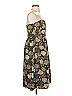 J.Crew 100% Polyester Paisley Gray Black Casual Dress Size 4 (estimated) - photo 4