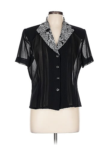 Danny & Nicole Short Sleeve Blouse (view 1)