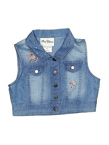 Rare Editions Sleeveless Button-Down Shirt (view 1)