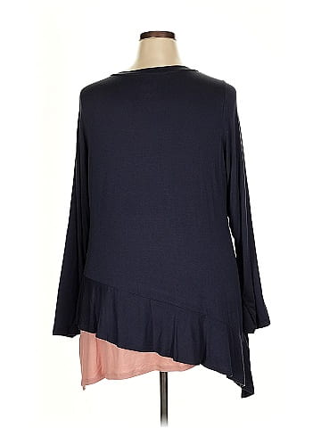 LOGO by Lori Goldstein 3/4 Sleeve T-Shirt (view 2)